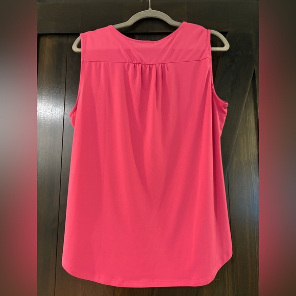 Ricki's Vibrant Pink Sleeveless Blouse - Picture 3 of 4